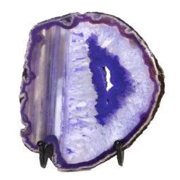 Sliced Brazilian Crystal Agate Lamp N916 | Himalayan Salt Factory