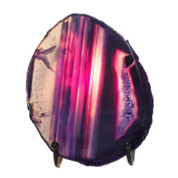 Sliced Brazilian Crystal Agate Lamp N918 8 Sliced Brazilian Crystal Agate Lamp N918 | Himalayan Salt Factory