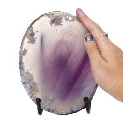 Sliced Brazilian Crystal Agate Lamp N920 9 Sliced Brazilian Crystal Agate Lamp N920 | Himalayan Salt Factory