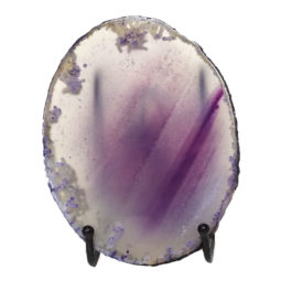 Sliced Brazilian Crystal Agate Lamp N920 | Himalayan Salt Factory