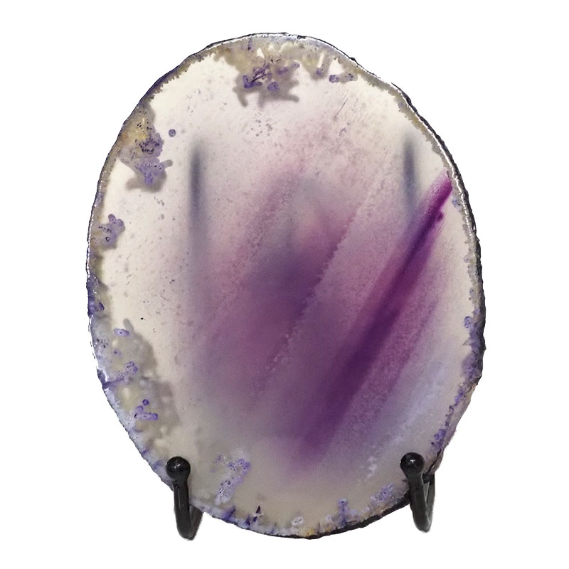 Sliced Brazilian Crystal Agate Lamp N920 3 Sliced Brazilian Crystal Agate Lamp N920 | Himalayan Salt Factory