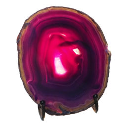 Sliced Brazilian Crystal Agate Lamp N921 8 Sliced Brazilian Crystal Agate Lamp N921 | Himalayan Salt Factory