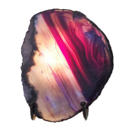 Sliced Brazilian Crystal Agate Lamp N927 | Himalayan Salt Factory