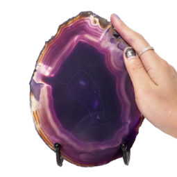 Sliced Brazilian Crystal Agate Lamp N930 9 Sliced Brazilian Crystal Agate Lamp N930 | Himalayan Salt Factory