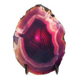 Sliced Brazilian Crystal Agate Lamp N930 8 Sliced Brazilian Crystal Agate Lamp N930 | Himalayan Salt Factory