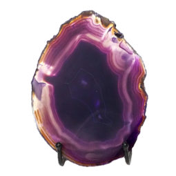 Sliced Brazilian Crystal Agate Lamp N930 | Himalayan Salt Factory