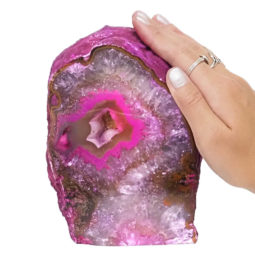 Agate Crystal Lamp N978 | Himalayan Salt Factory