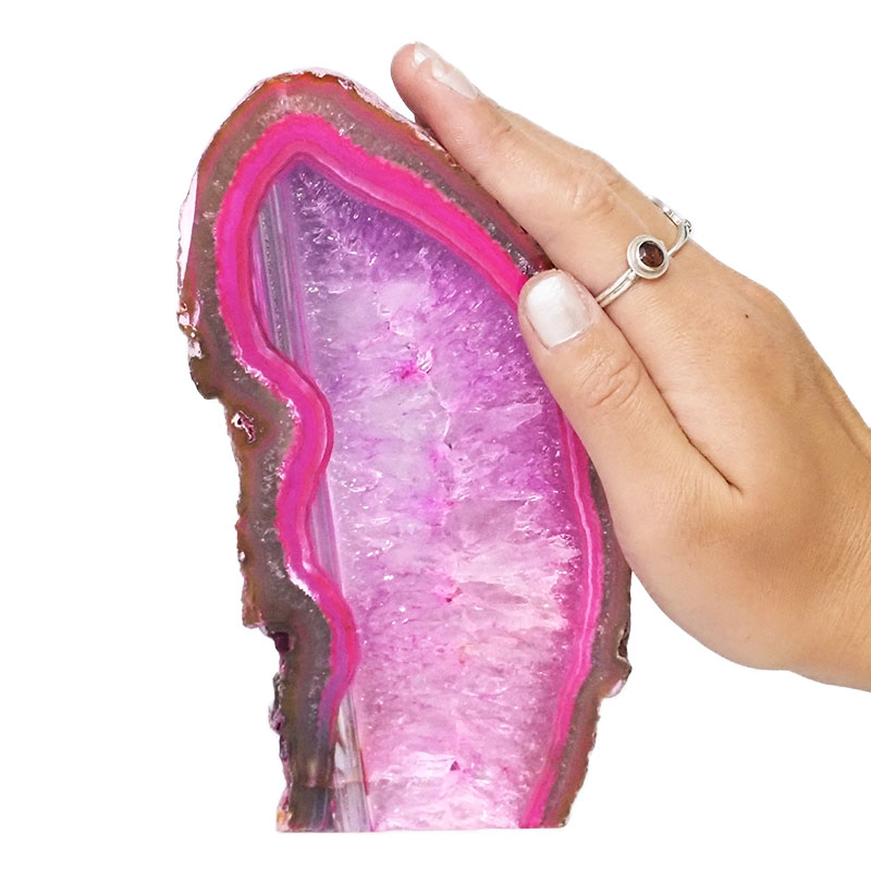 1.44kg Agate Crystal Lamp N987 5 Agate Crystal Lamp N987 | Himalayan Salt Factory