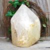 Large Natural Clear Quartz Point Lamp with LED Bulb DS1275 | Himalayan Salt Factory