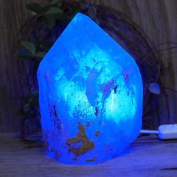 5.0kg Large Natural Clear Quartz Point Lamp with LED Bulb DS1275 14 Large Natural Clear Quartz Point Lamp with LED Bulb DS1275 | Himalayan Salt Factory