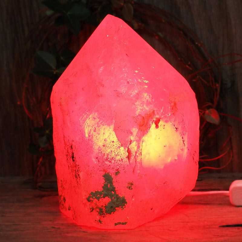 5.0kg Large Natural Clear Quartz Point Lamp with LED Bulb DS1275 9 Large Natural Clear Quartz Point Lamp with LED Bulb DS1275 | Himalayan Salt Factory