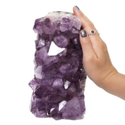 Natural Amethyst Crystal Lamp DN565 | Himalayan Salt Lamp