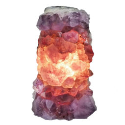 Natural Amethyst Crystal Lamp DN565 | Himalayan Salt Lamp