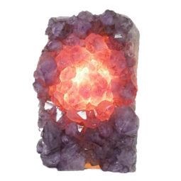 Natural Amethyst Crystal Lamp DS1239 | Himalayan Salt Factory