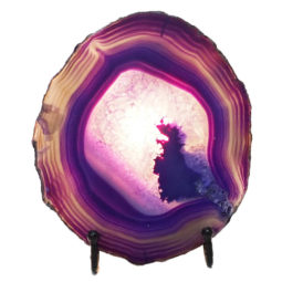 Sliced Brazilian Crystal Agate Lamp N934 8 Sliced Brazilian Crystal Agate Lamp N934 | Himalayan Salt Factory