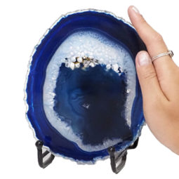 Sliced Brazilian Crystal Agate Lamp N946 9 Sliced Brazilian Crystal Agate Lamp N946 | Himalayan Salt Factory