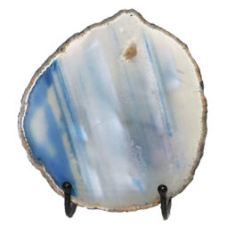 Sliced Brazilian Crystal Agate Lamp N950 | Himalayan Salt Factory