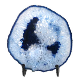 Sliced Brazilian Crystal Agate Lamp N953 | Himalayan Salt Factory
