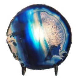 Sliced Brazilian Crystal Agate Lamp N958 8 Sliced Brazilian Crystal Agate Lamp N958 | Himalayan Salt Factory