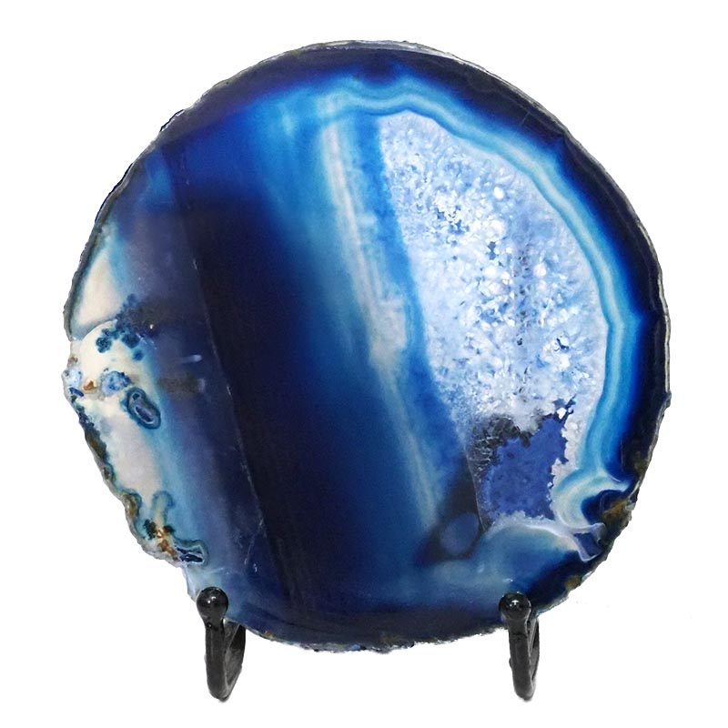 Sliced Brazilian Crystal Agate Lamp N958 3 Sliced Brazilian Crystal Agate Lamp N958 | Himalayan Salt Factory