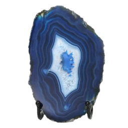 Sliced Brazilian Crystal Agate Lamp N961 | Himalayan Salt Factory