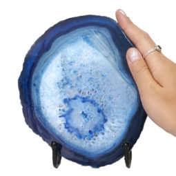 Sliced Brazilian Crystal Agate Lamp N962 9 Sliced Brazilian Crystal Agate Lamp N962 | Himalayan Salt Factory