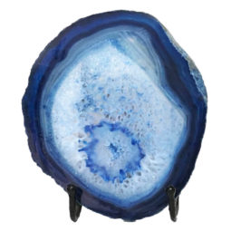 Sliced Brazilian Crystal Agate Lamp N962 | Himalayan Salt Factory