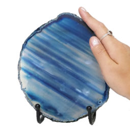 Sliced Brazilian Crystal Agate Lamp N964 9 Sliced Brazilian Crystal Agate Lamp N964 | Himalayan Salt Factory