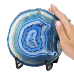 Sliced Brazilian Crystal Agate Lamp N968 9 Sliced Brazilian Crystal Agate Lamp N968 | Himalayan Salt Factory