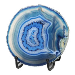 Sliced Brazilian Crystal Agate Lamp N968 | Himalayan Salt Factory
