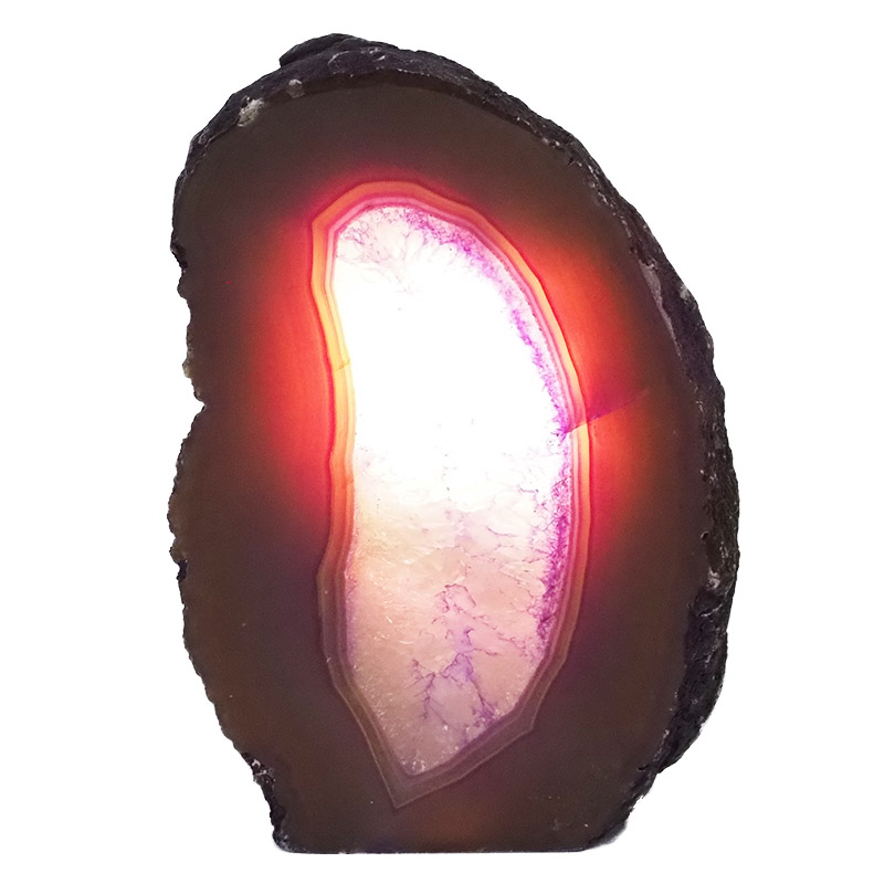 2.12kg Agate Crystal Lamp N1001 4 Agate Crystal Lamp N1001 | Himalayan Salt Factory