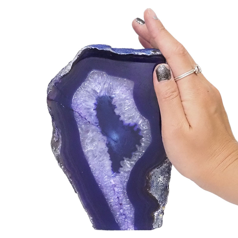 2.09kg Agate Crystal Lamp N1002 5 Agate Crystal Lamp N1002 | Himalayan Salt Factory