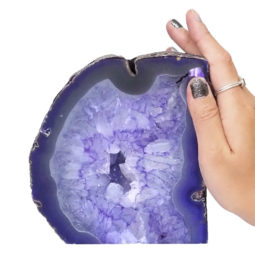 1.91kg Agate Crystal Lamp N1003 7 Agate Crystal Lamp N1003 | Himalayan Salt Factory
