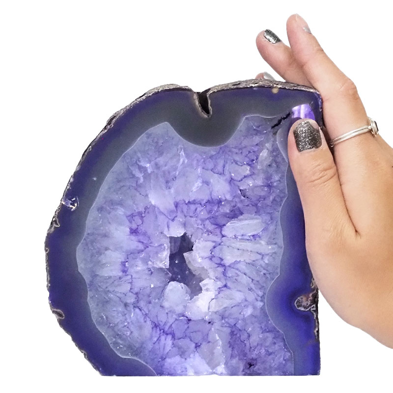 1.91kg Agate Crystal Lamp N1003 5 Agate Crystal Lamp N1003 | Himalayan Salt Factory
