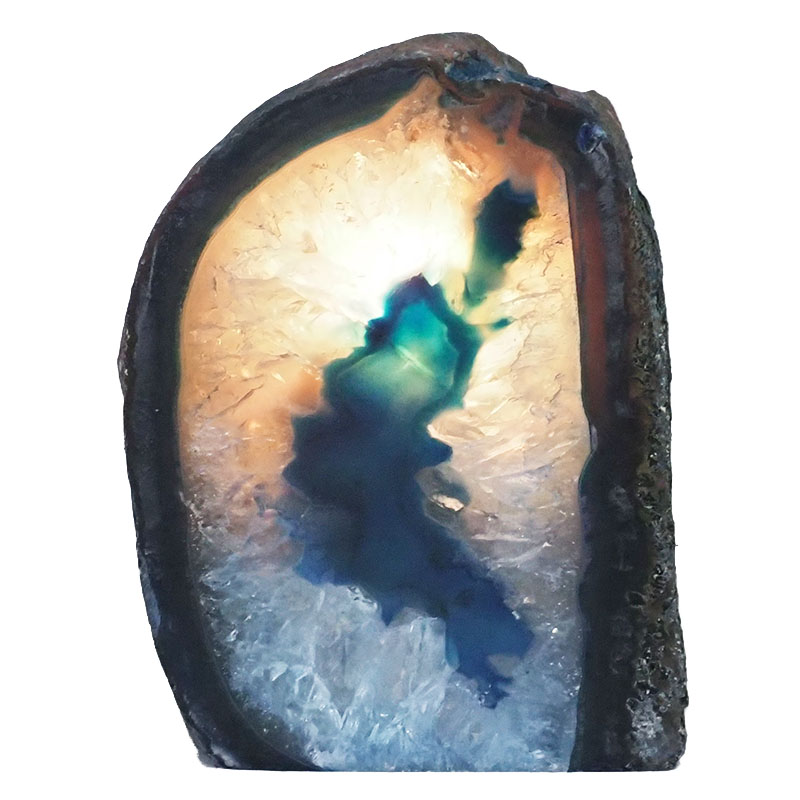 2.21kg Agate Crystal Lamp N1010 4 Agate Crystal Lamp N1010 | Himalayan Salt Factory