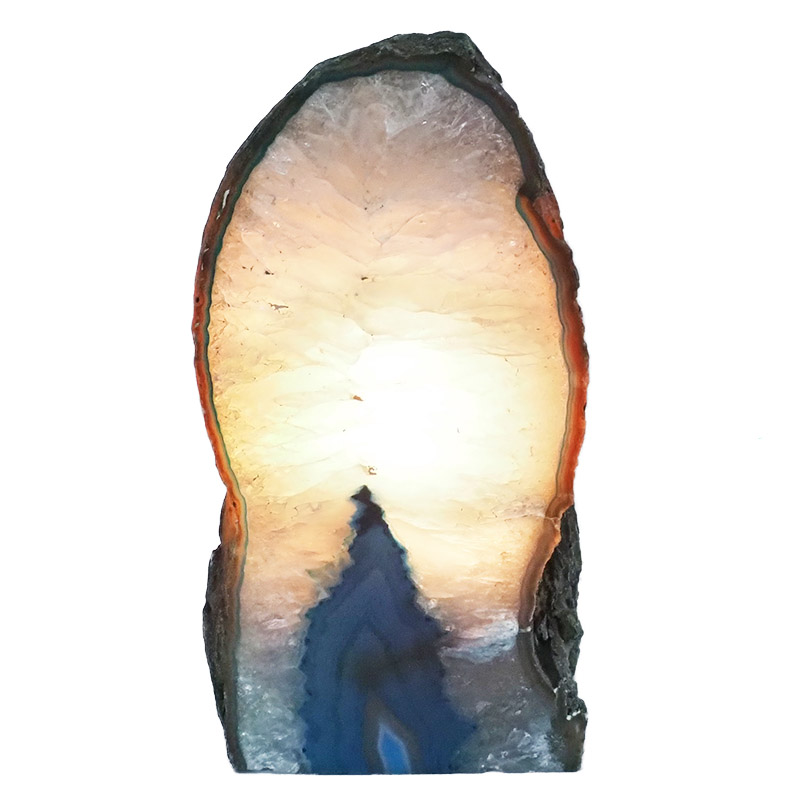 2.15kg Agate Crystal Lamp N1013 4 Agate Crystal Lamp N1013 | Himalayan Salt Factory