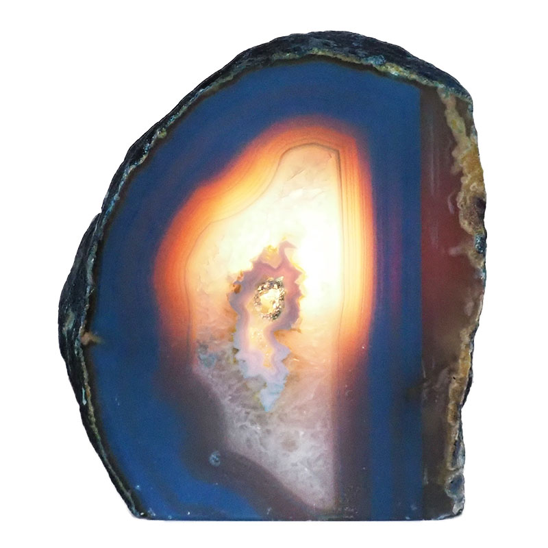 2.43kg Agate Crystal Lamp N1016 4 Agate Crystal Lamp N1016 | Himalayan Salt Factory