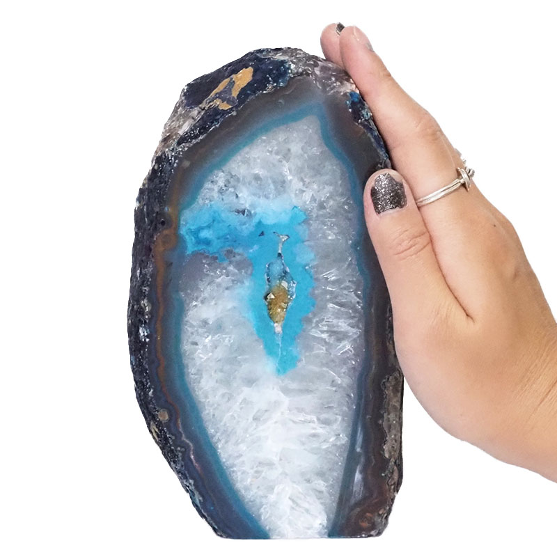 2.62kg Agate Crystal Lamp N1020 5 Agate Crystal Lamp N1020 | Himalayan Salt Factory