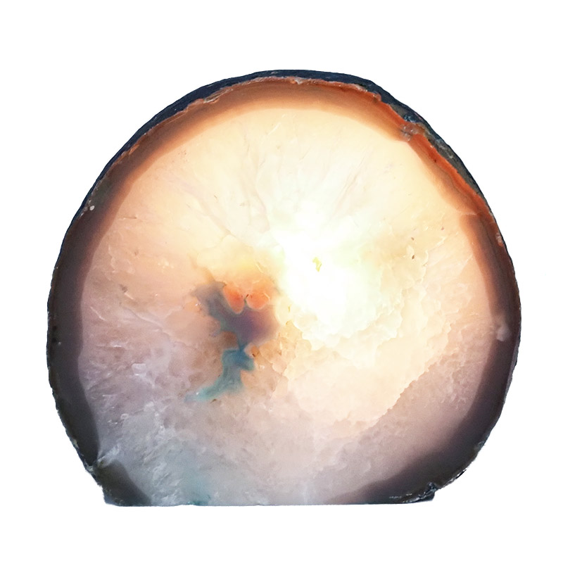 2.92kg Agate Crystal Lamp N1021 4 Agate Crystal Lamp N1021 | Himalayan Salt Factory
