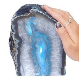 Agate Crystal Lamp N1022 | Himalayan Salt Factory