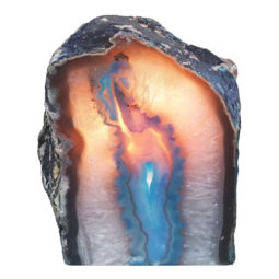 Agate Crystal Lamp N1022 | Himalayan Salt Factory