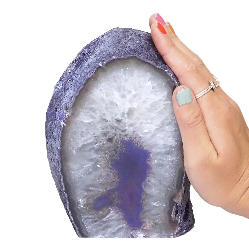 2.69kg Agate Crystal Lamp N1045 5 Agate Crystal Lamp N1045