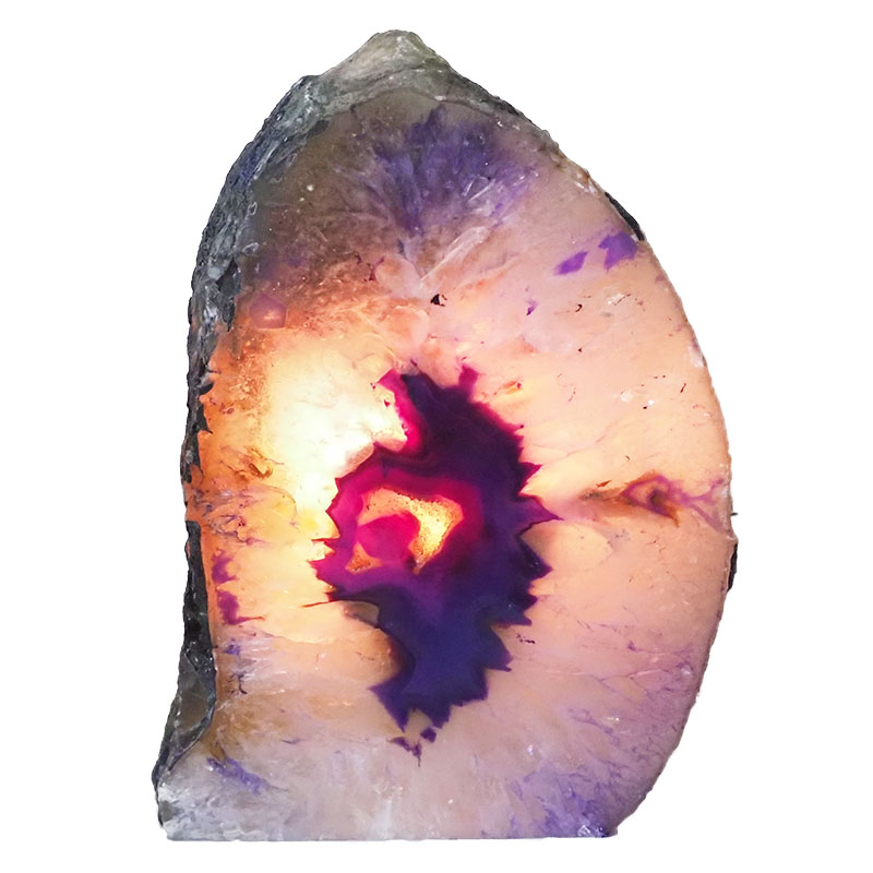 2.99kg Agate Crystal Lamp N1048 4 Agate Crystal Lamp N1048