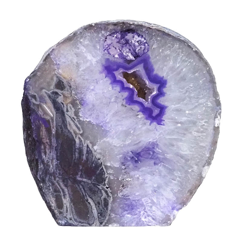 2.51kg Agate Crystal Lamp N1051 3 Agate Crystal Lamp N1051