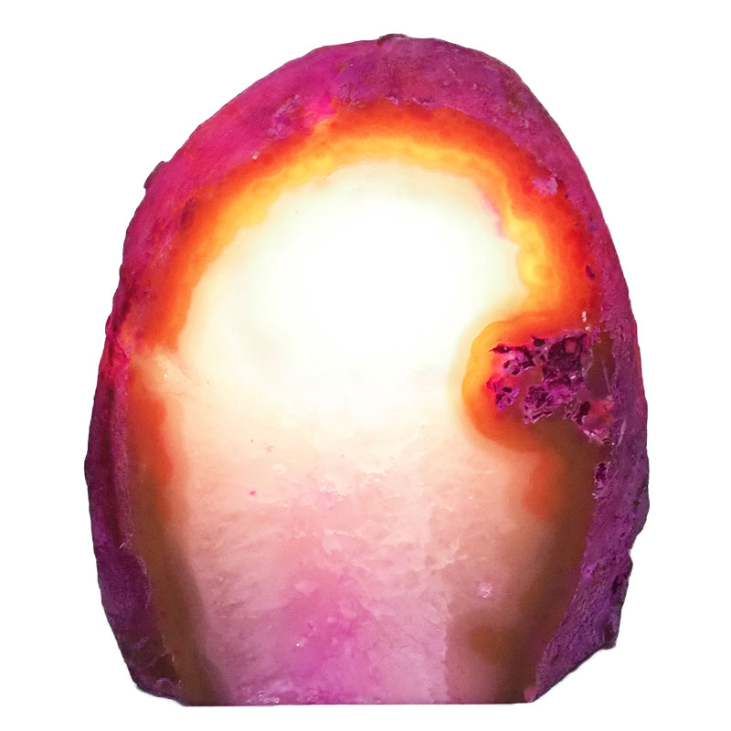 2.14kg Agate Crystal Lamp N1058 4 Agate Crystal Lamp N1058