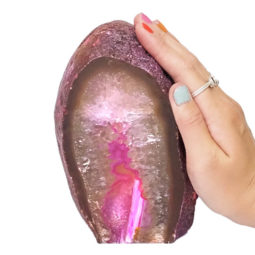 2.15kg Agate Crystal Lamp N1066 7 Agate Crystal Lamp N1066