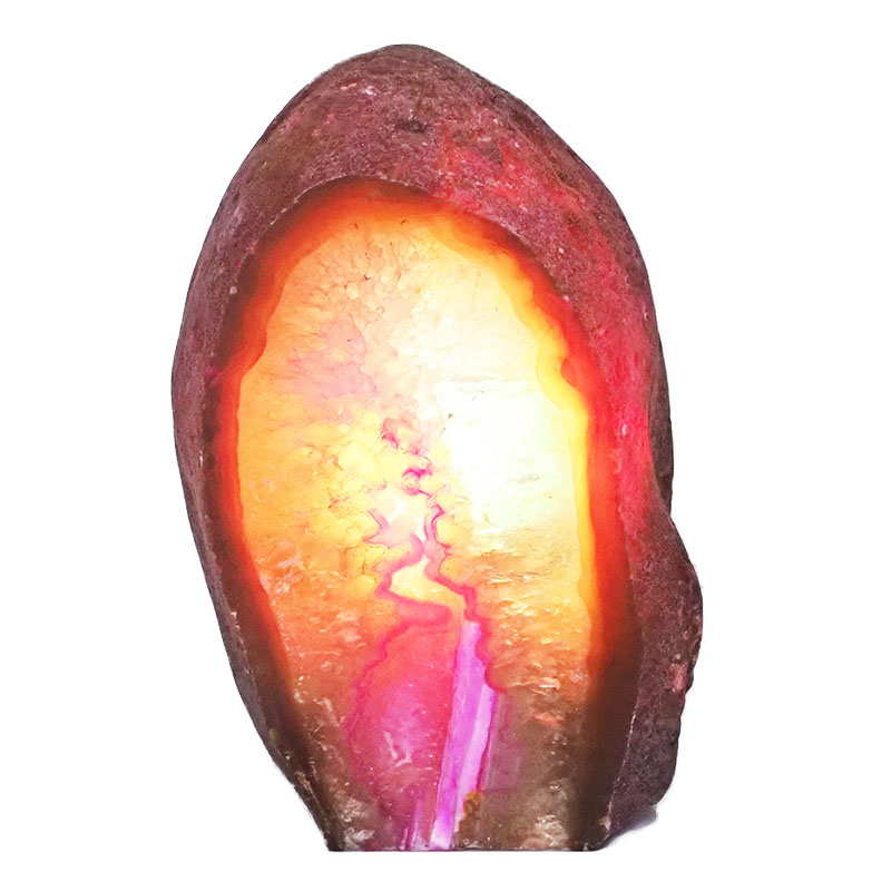 2.15kg Agate Crystal Lamp N1066 4 Agate Crystal Lamp N1066