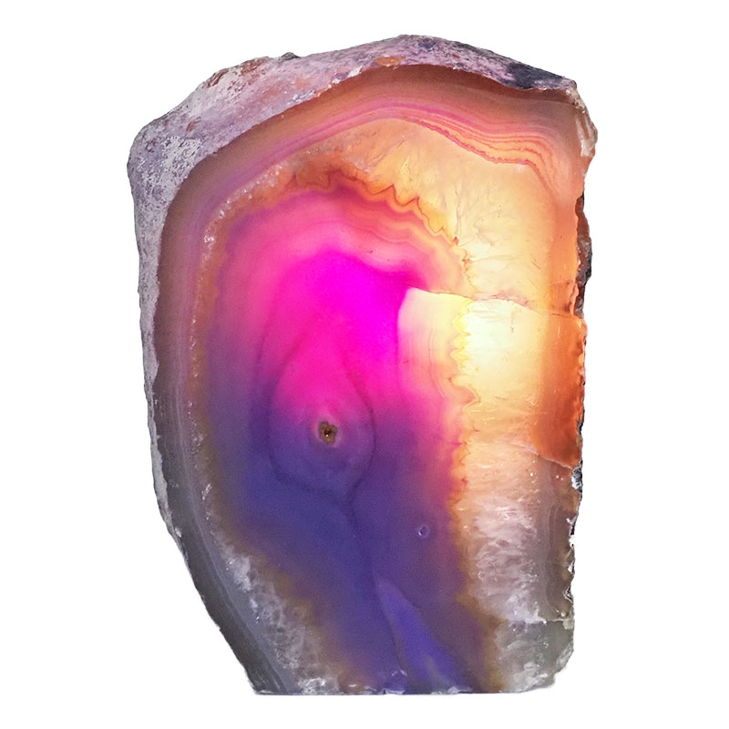 2.33kg Agate Crystal Lamp N993 4 Agate Crystal Lamp N993 | Himalayan Salt Factory