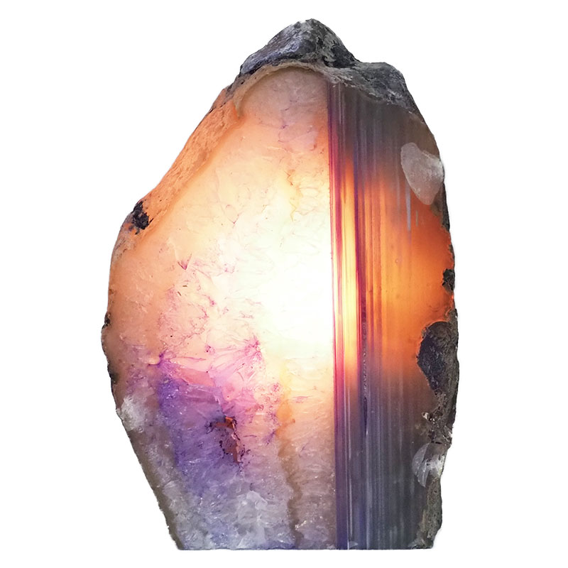 2.70kg Agate Crystal Lamp N995 4 Agate Crystal Lamp N995 | Himalayan Salt Factory