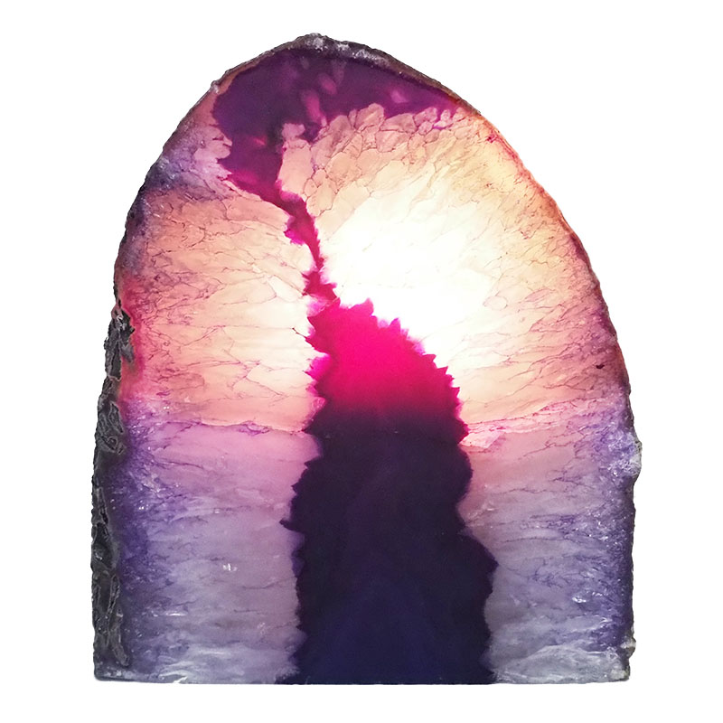 2.33kg Agate Crystal Lamp N996 4 Agate Crystal Lamp N996 | Himalayan Salt Factory